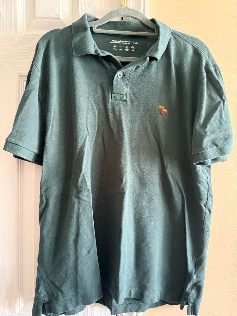 Abercrombie & Fitch Green Polo Shirt